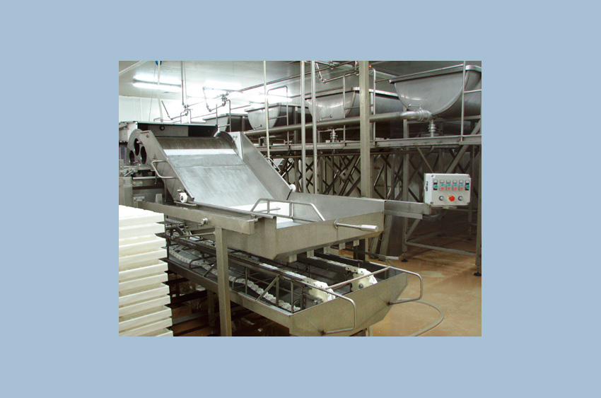 Soft cheeses production line