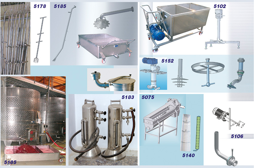 Winemaking production devices